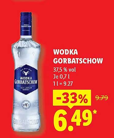 WODKA GORBATSCHOW