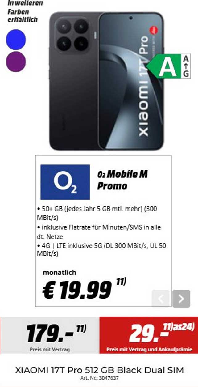 XIAOMI 17T Pro 512 GB Black Dual SIM