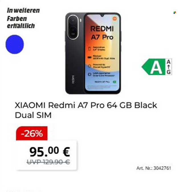 XIAOMI Redmi A7 Pro 64 GB Black Dual SIM