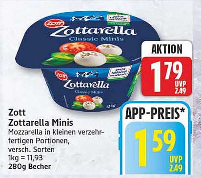 Zott Zottarella Minis
