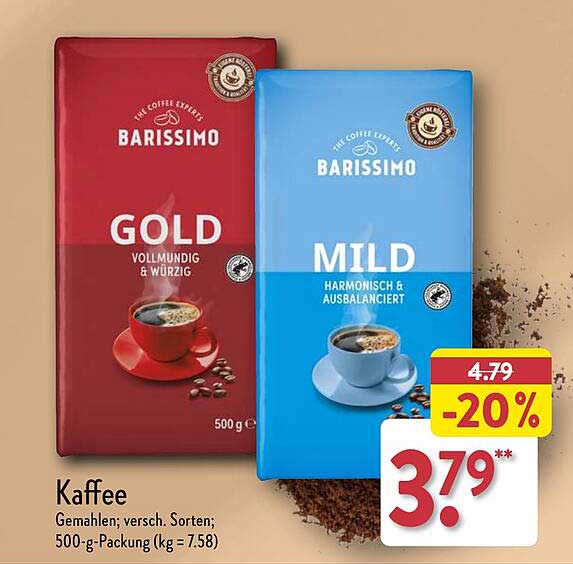 Aldi Kaffee Angebot