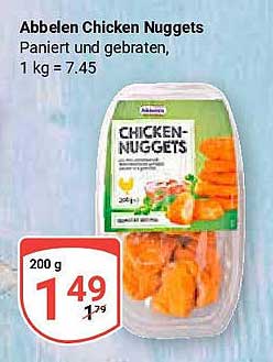 Abbelene Chicken Nuggets, 200 g
