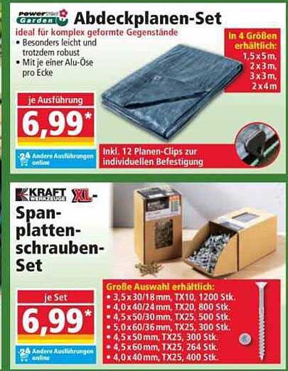 Abdeckplanen-Set