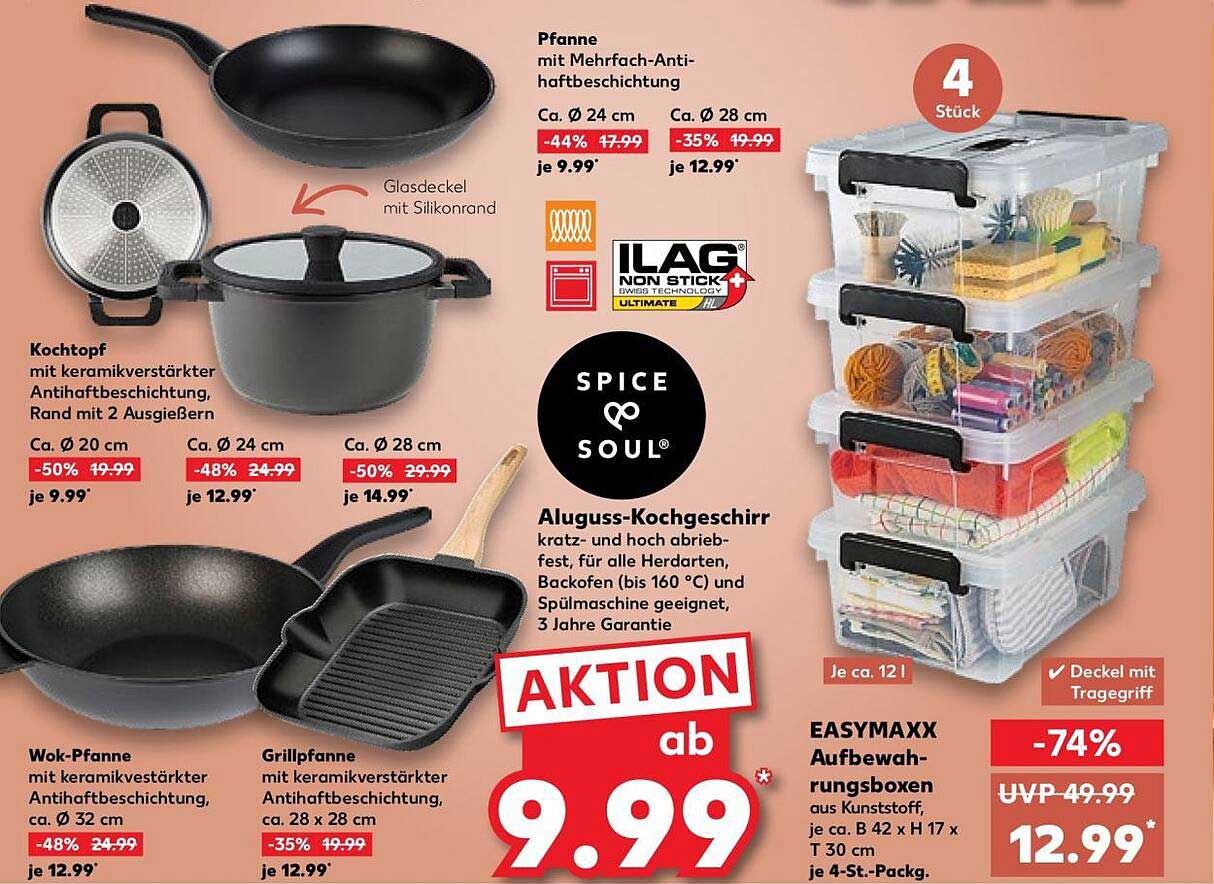 Aluguss-Kochgeschirr Set - Aktion ab 9,99€
