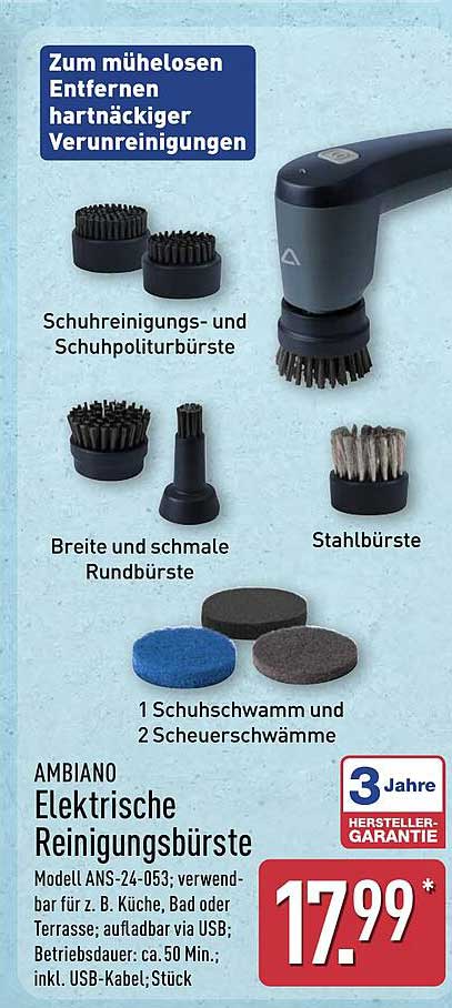 AMBIAONO Elektrische Reinigungsbürste