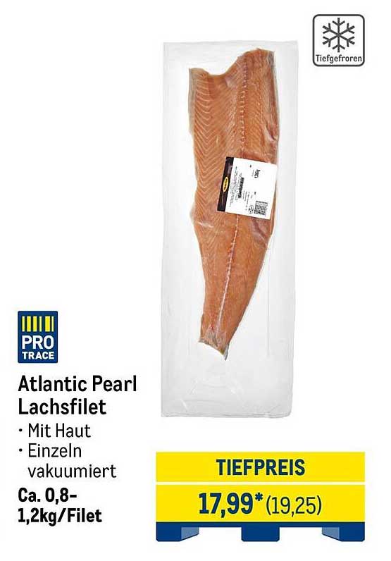 Atlantic Pearl Lachsfilet - Mit Haut, Einzel vakuumiert
