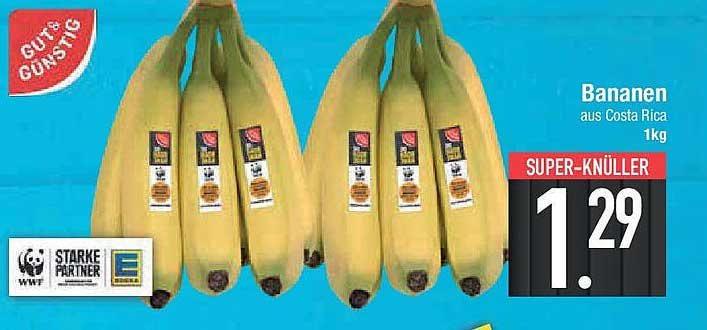 Bananen aus Costa Rica 1kg