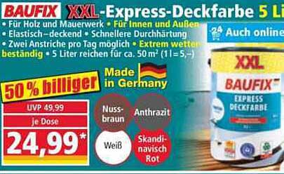 BAUFIX XXL-Express-Deckfarbe 5 L
