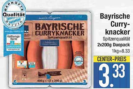 Bayrische Curryknacker 2x200g Duopack