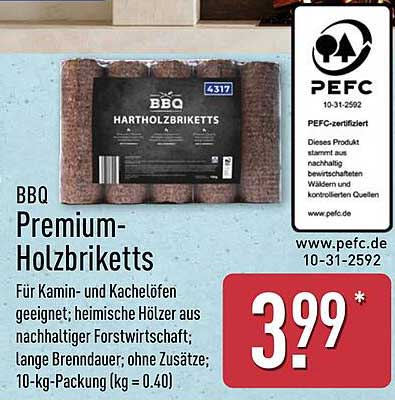 BBQ Premium-Holzbriketts
