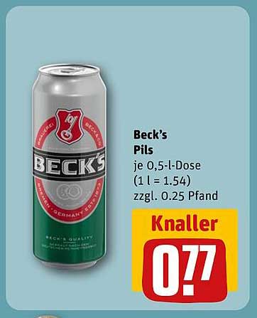 Beck's Pils 0,5 l Dose – Der Klassiker zum Bestpreis