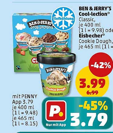 BEN & JERRY'S Cool-lection - Eiscreme zur Tiefkühlung