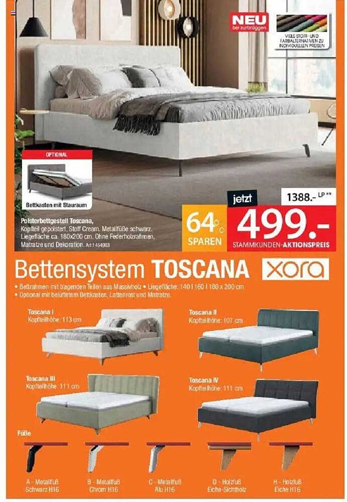 Bettsystem TOSCANA