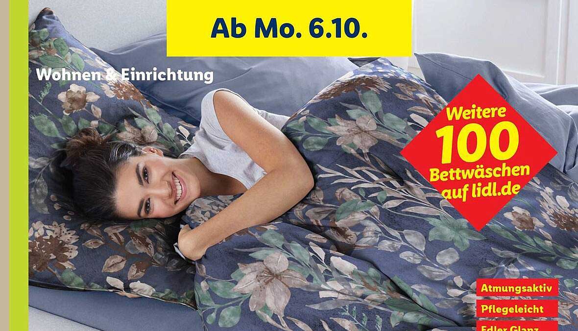 Bettwäsche-Set mit floralen Motiven