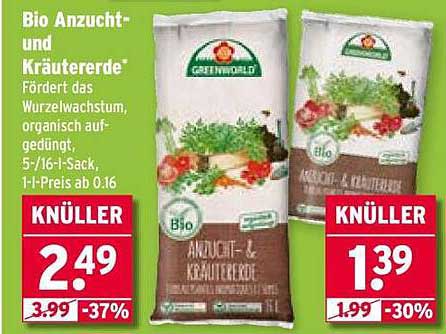 Bio Anzucht- und Kräutererde