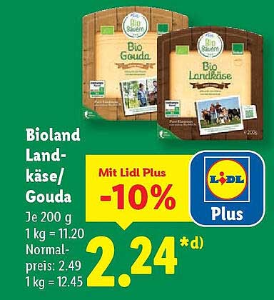 Bioland Landkäse/Gouda