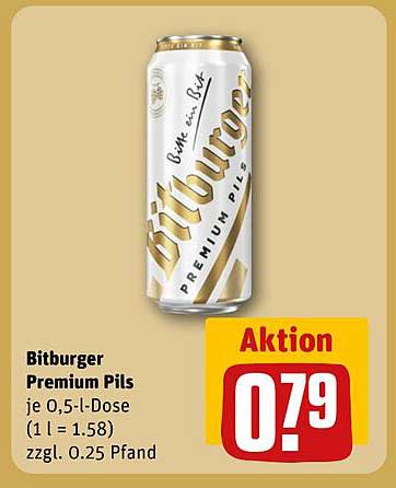 Bitburger Premium Pils 0,5 l Dose