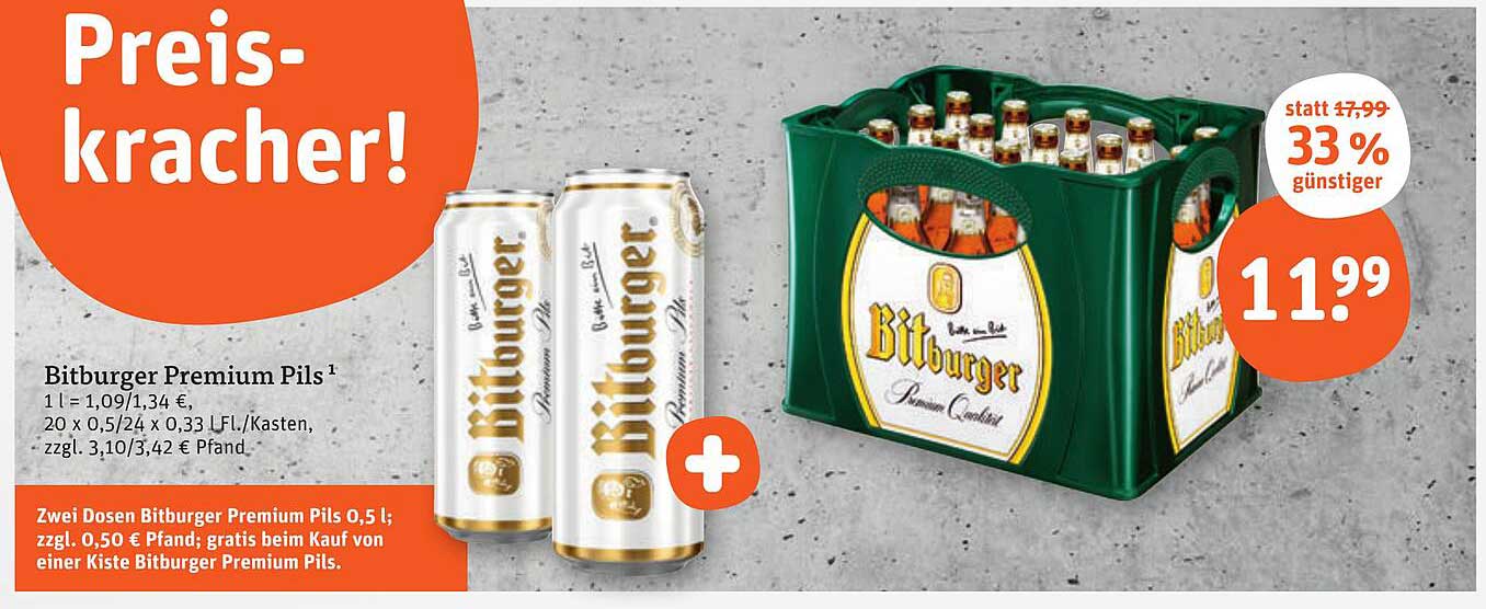 Bitburger Premium Pils Kasten