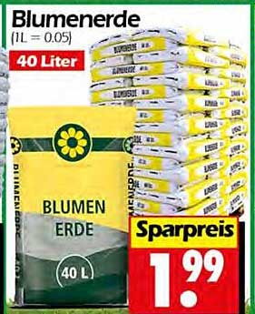 Blumenerde 40 Liter - Sparpreis