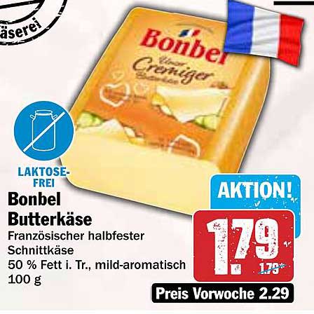Bonbel Butterkäse - Laktosefrei und mild-aromatisch