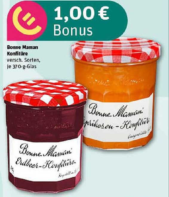 Bonne Maman Konfitüre, verschiedene Sorten, je 370-g-Glas