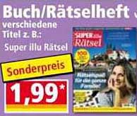 Buch/Rätselheft verschiedene Titel z. B.: Super illu Rätsel