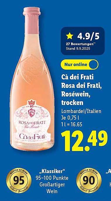 Cà dei Frati Rosa dei Frati, Roséwein, trocken