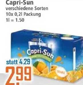 Capri-Sun 10x 0,2l Packung - verschiedene Sorten