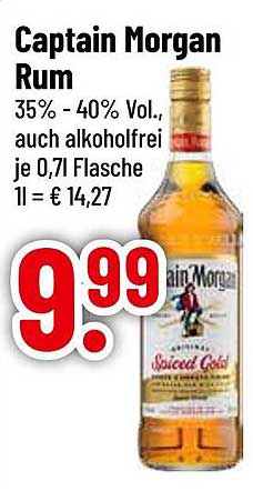 Captain Morgan Rum 0,7l – Spiced Gold