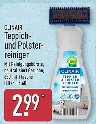 CLINAIR Teppich- und Polsterreiniger