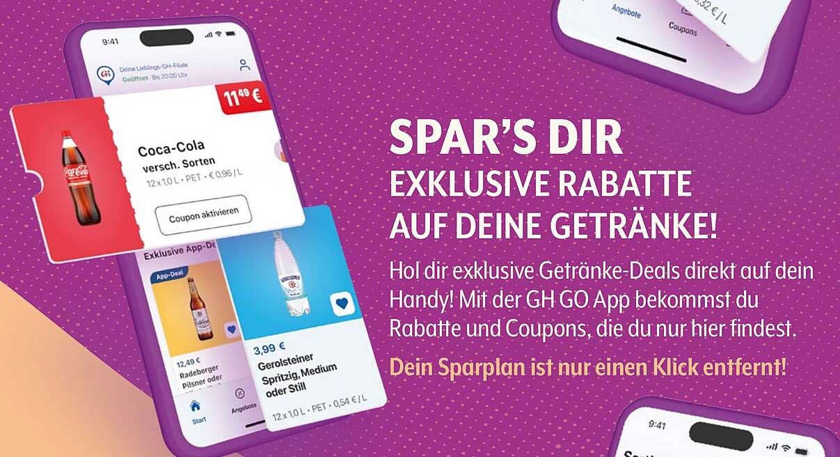Coca-Cola verschiedene Sorten - 11,49 € für 12x1L PET