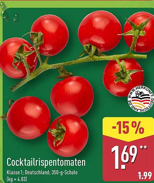 Cocktailrispentomaten 350-g-Schale