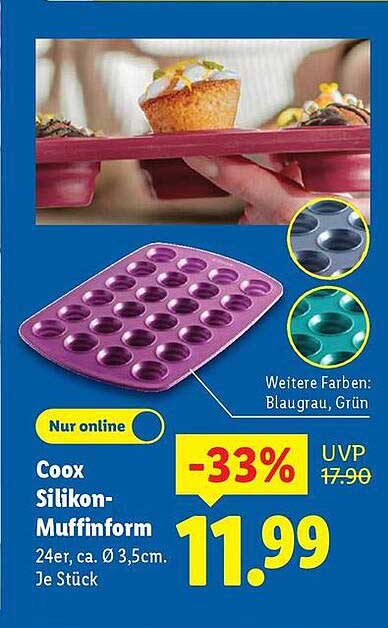 Coox Silikon-Muffinform 24er