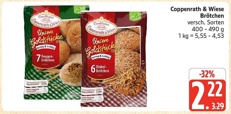 Coppenrath & Wiese Brötchen - Verschiedene Sorten (400 - 490 g)
