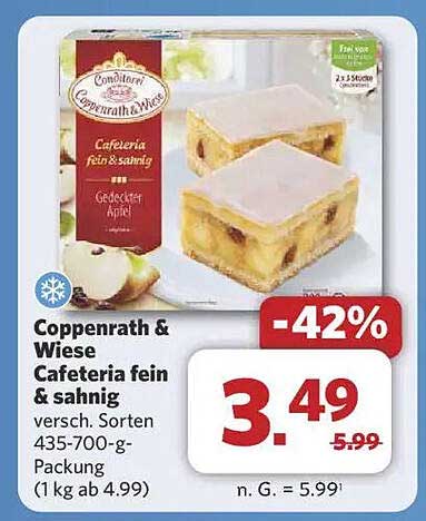 Coppenrath & Wiese Cafeteria fein & sahnig – Gedeckter Apfel