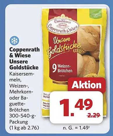 Coppenrath & Wiese Unsere Goldstücke - 9 Weizen-Brötchen