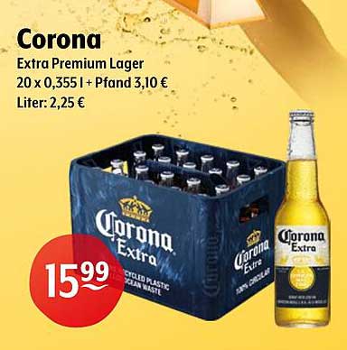 Corona Extra Premium Lager 20 x 0,355 l