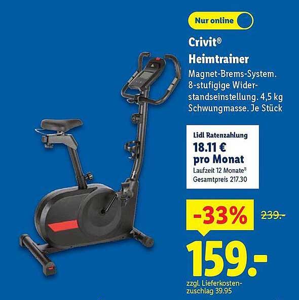 Crivit® Heimtrainer - 33% günstiger