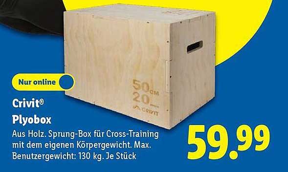 Crivit® Plyobox – Die ideale Sprung-Box für Cross-Training