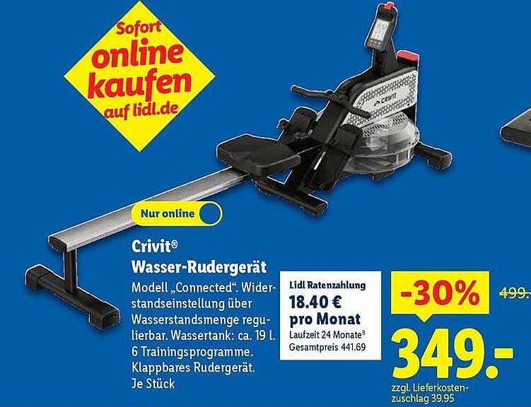 Crivit® Wasser-Rudergerät
