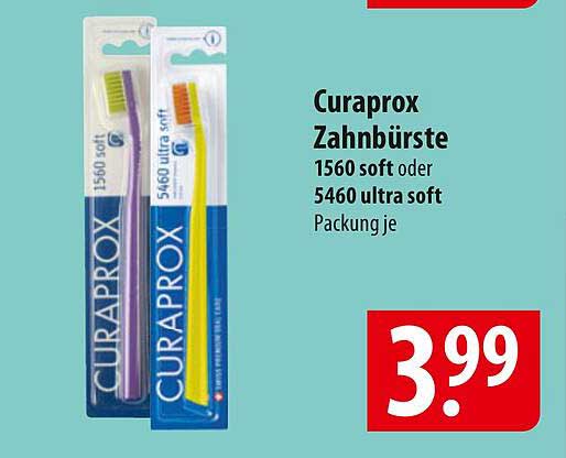 Curaprox Zahnbürste 1560 soft oder 5460 ultra soft - Packung je