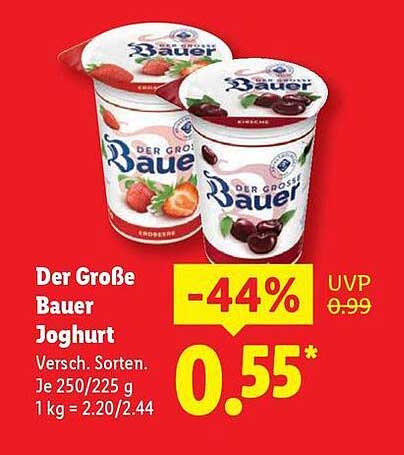 Der Große Bauer Joghurt