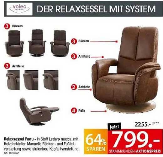 DER RELAXSESSEL MIT SYSTEM