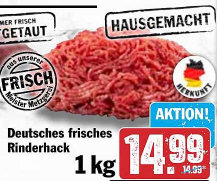 Deutsches frisches Rinderhack 1 kg