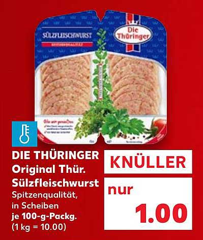 DIE THÜRINGER Original Thür. Sülzfleischwurst