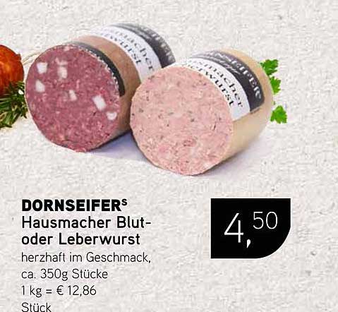 DORNSEIFER® Hausmacher Blut- oder Leberwurst