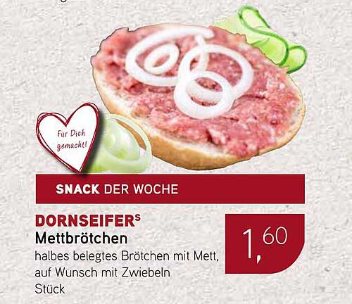 DORNSEIFERs Mettbrötchen – Snack der Woche