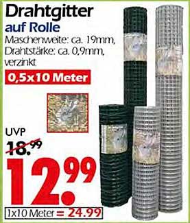 Drahtgitter auf Rolle