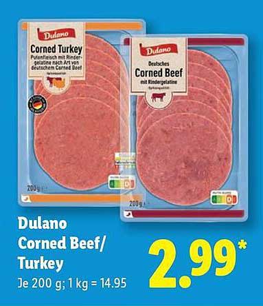 Dulano Corned Beef/Turkey
