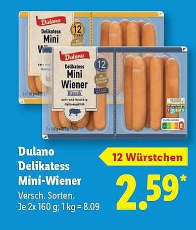 Dulano Delikatesse Mini-Wiener